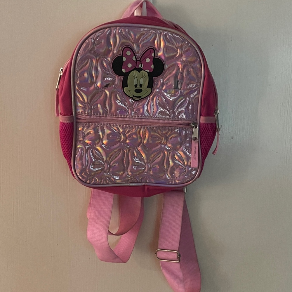 Pink Minnie Mouse Backpack